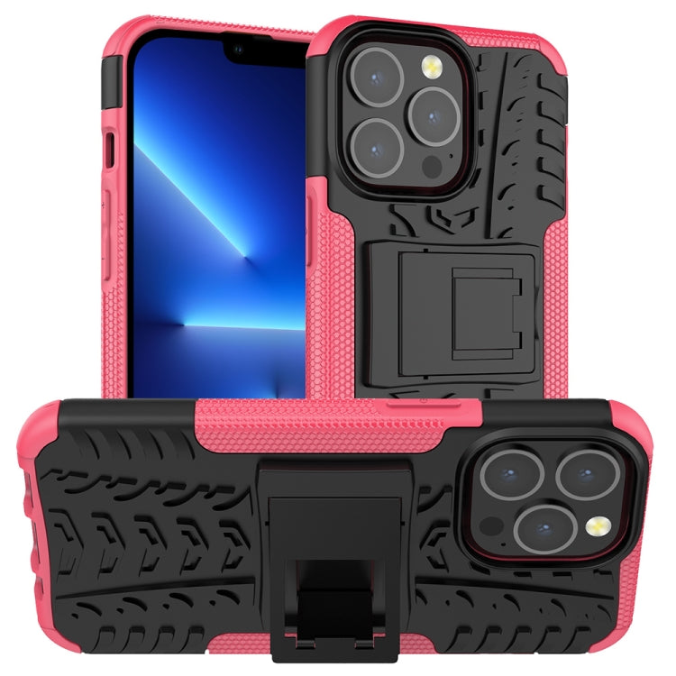 Tire Texture Shockproof TPU+PC Protective Case with Holder, Series 1