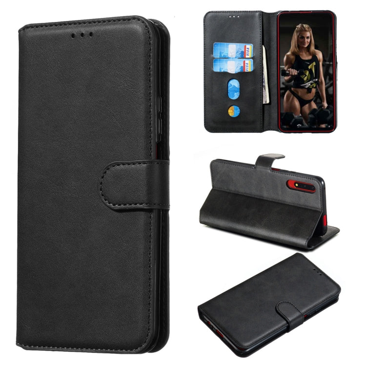 Classic Calf Texture Horizontal Flip PU Leather Case, with Holder & Card Slots & Wallet, For Huawei Honor 9X / Honor 9X Pro