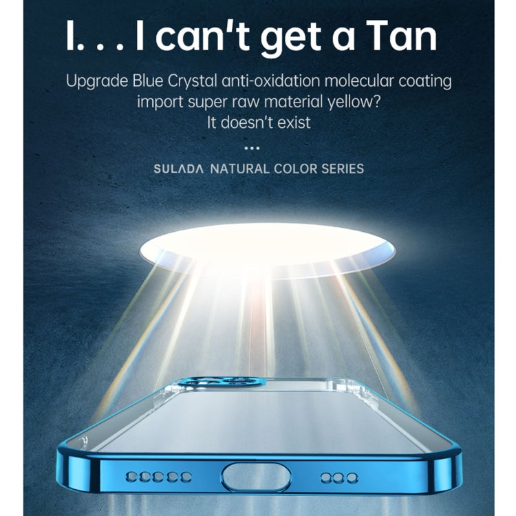 SULADA Electroplating Shockproof Ultra-thin TPU Protective Case