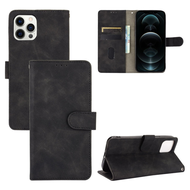 Solid Color Skin Feel Magnetic Buckle Horizontal Flip Calf Texture PU Leather Case with Holder & Card Slots & Wallet