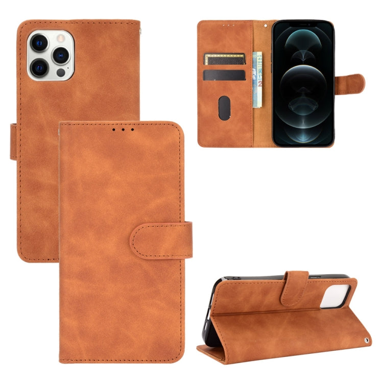 Solid Color Skin Feel Magnetic Buckle Horizontal Flip Calf Texture PU Leather Case with Holder & Card Slots & Wallet