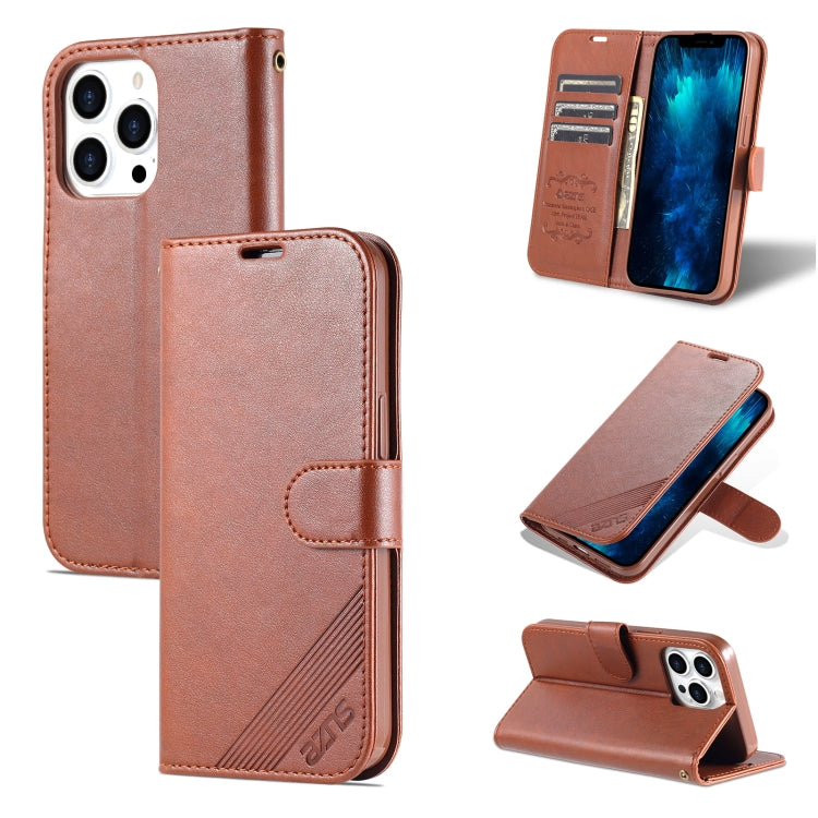 AZNS Sheepskin Texture Horizontal Flip Leather Case with Holder & Card Slots & Wallet, For iPhone 13, For iPhone 13 mini, For iPhone 13 Pro, For iPhone 13 Pro Max