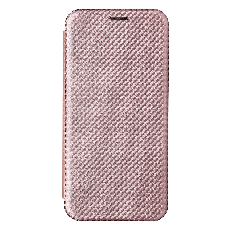 Carbon Fiber Texture Magnetic Horizontal Flip TPU + PC + PU Leather Case with Card Slot