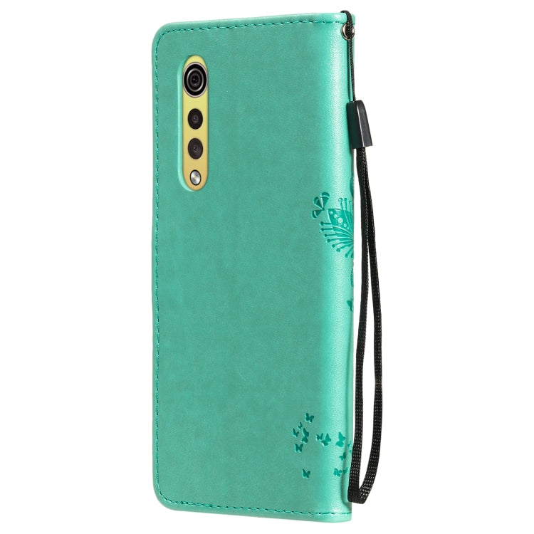Tree & Cat Pattern Pressed Printing Horizontal Flip PU Leather Case with Holder & Card Slots & Wallet & Lanyard, For LG Velvet 2 Pro, For OPPO Realme GT 5G