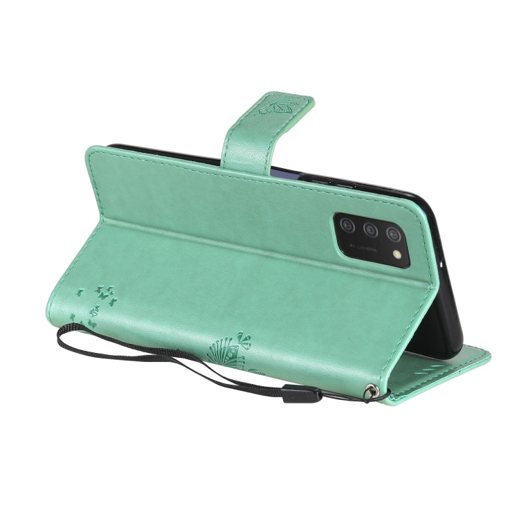 Tree & Cat Pattern Pressed Printing Horizontal Flip PU Leather Case with Holder & Card Slots & Wallet & Lanyard, For Samsung Galaxy A03s 164mm, For OnePlus Nord CE 5G