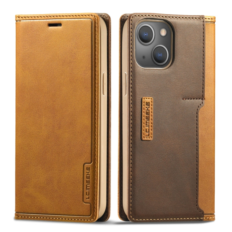 LC.IMEEKE LC-001 Series PU + TPU Color Matching Frosted Horizontal Flip Leather Case with Holder & Card Slot
