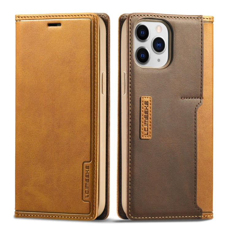 LC.IMEEKE LC-001 Series PU + TPU Color Matching Frosted Horizontal Flip Leather Case with Holder & Card Slot