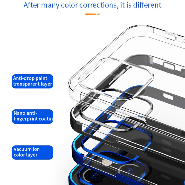 Electroplating Silicone Shockproof Case with Ring Holder, For iPhone 13 Pro, For iPhone 13 Pro Max
