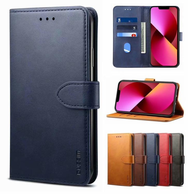GUSSIM Business Style Horizontal Flip Leather Case with Holder & Card Slots & Wallet, For iPhone 13, For iPhone 13 Pro, For iPhone 13 Pro Max