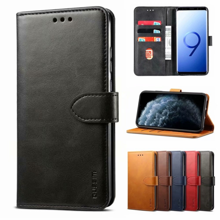GUSSIM Business Style Horizontal Flip Leather Case with Holder & Card Slots & Wallet, For iPhone 13, For iPhone 13 Pro, For iPhone 13 Pro Max