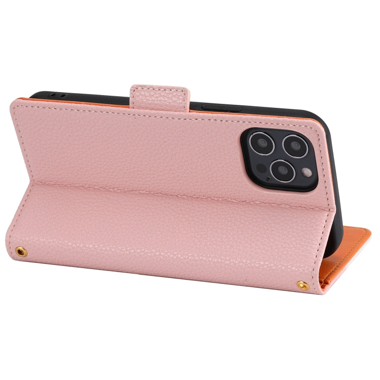 Litchi Texture Color Matching Horizontal Flip Leather Case with Card Slots & Holder & Wallet & Photo Frame