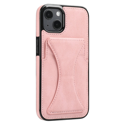 Slim protective case iPhone 13 mini featuring built-in metal magnetic stand