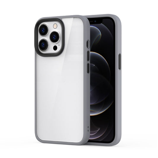 iPhone 13 Pro Max case with TPU grip sides and crystal-clear transparent back protection