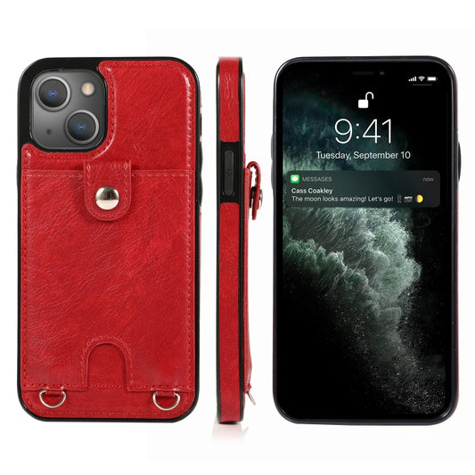iPhone 13 Pro Max shockproof protective case with PU leather and TPU hybrid design