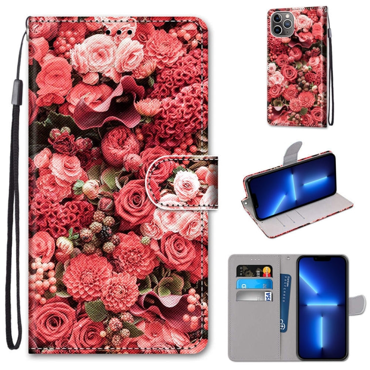 Coloured Drawing Cross Texture Horizontal Flip PU Leather Case with Holder & Card Slots & Wallet & Lanyard, Series 1