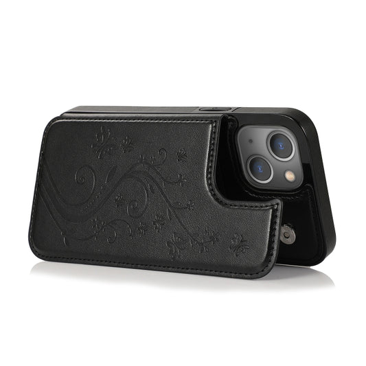 Protective iPhone 13 mini case with card slot storage and photo frame functionality