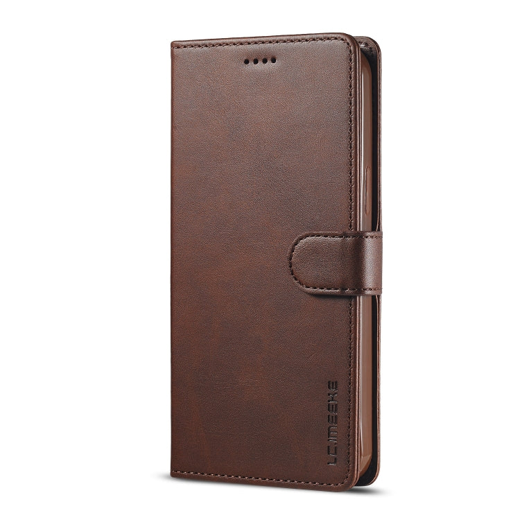 LC.IMEEKE Calf Texture Horizontal Flip Leather Case with Holder & Card Slots & Wallet