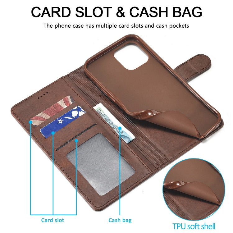 LC.IMEEKE Calf Texture Horizontal Flip Leather Case with Holder & Card Slots & Wallet