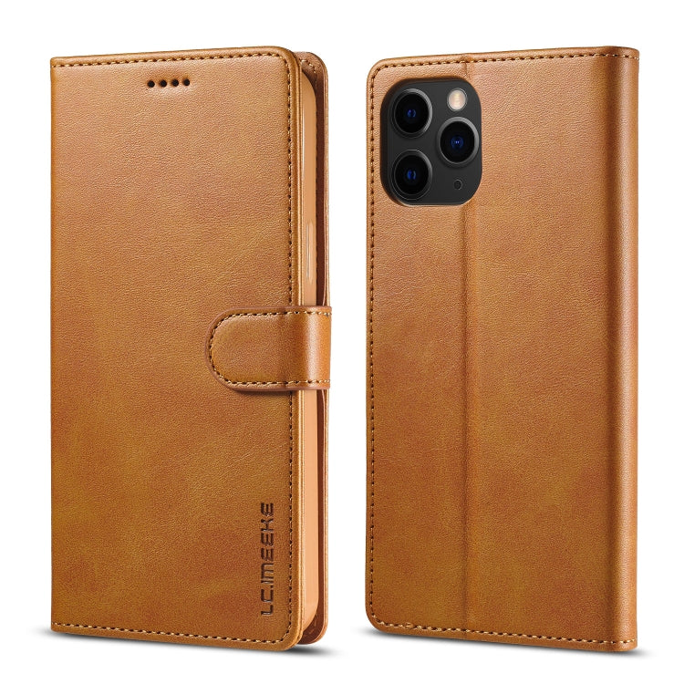 LC.IMEEKE Calf Texture Leather Flip Case with Holder Card Slots for iPhone 13 mini Pro Max