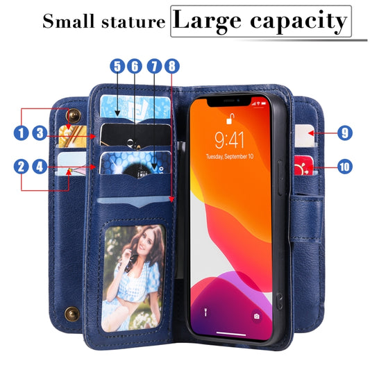Full wallet case with 10 card slots for iPhone 13 series models