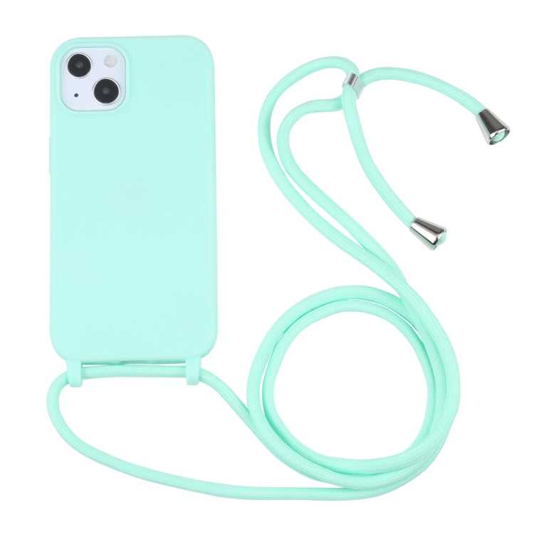 Candy Colors TPU Protective Case with Lanyard, For iPhone 13 mini, For iPhone 13, For iPhone 13 Pro