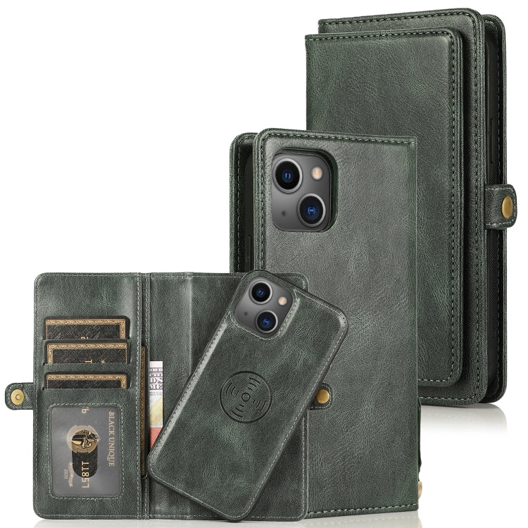 Strong Magnetic Detachable Horizontal Flip Leather Case with Card Slots & Wallet