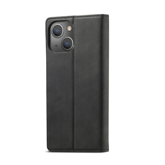Matte TPU interior of LC.IMEEKE iPhone 13 mini flip wallet with card storage
