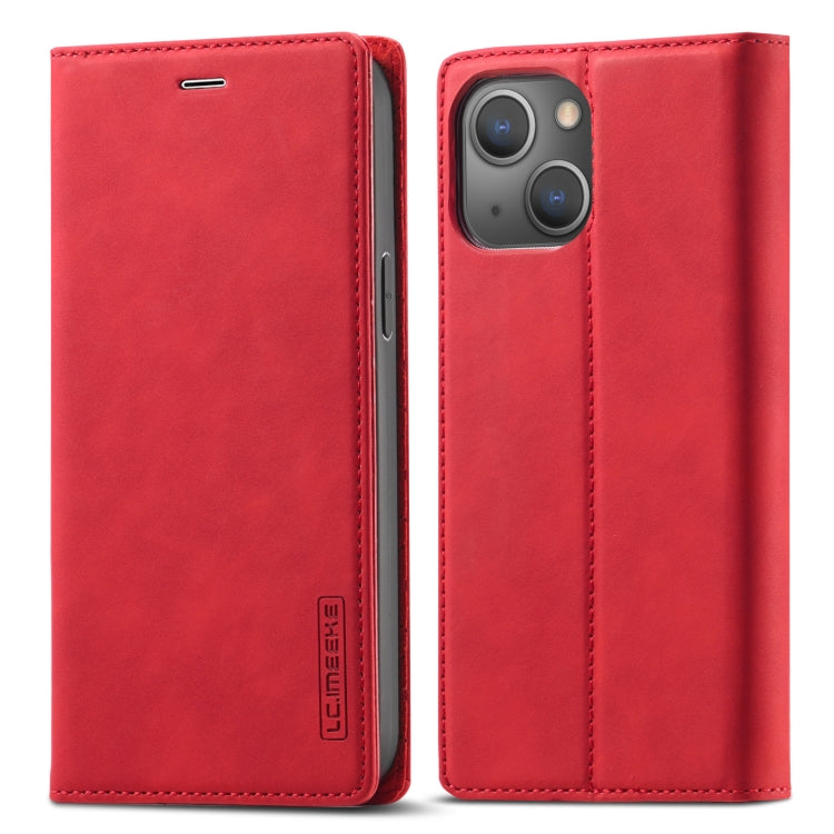 LC.IMEEKE PU Leather Flip Case with Card Slots for iPhone 13 mini, 13, 13 Pro, 13 Pro Max