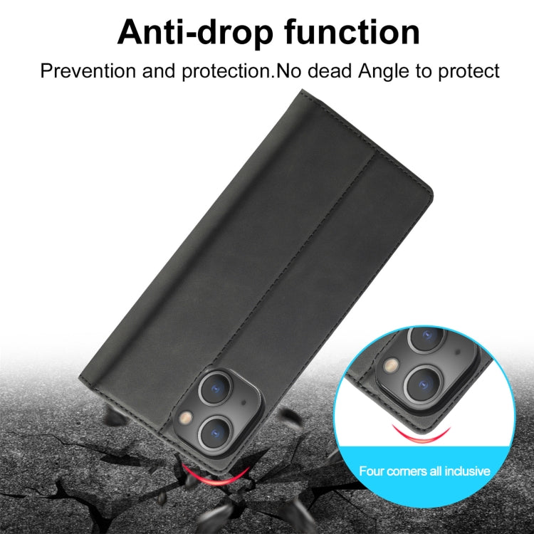 LC.IMEEKE Strong Magnetic PU + Matte TPU Horizontal Flip Leather Case with Holder & Card Slots & Wallet