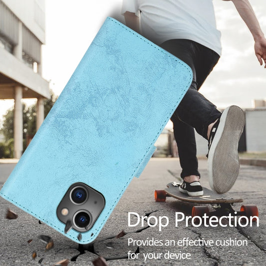 Detachable wallet component separated from iPhone 13 Mini protective case