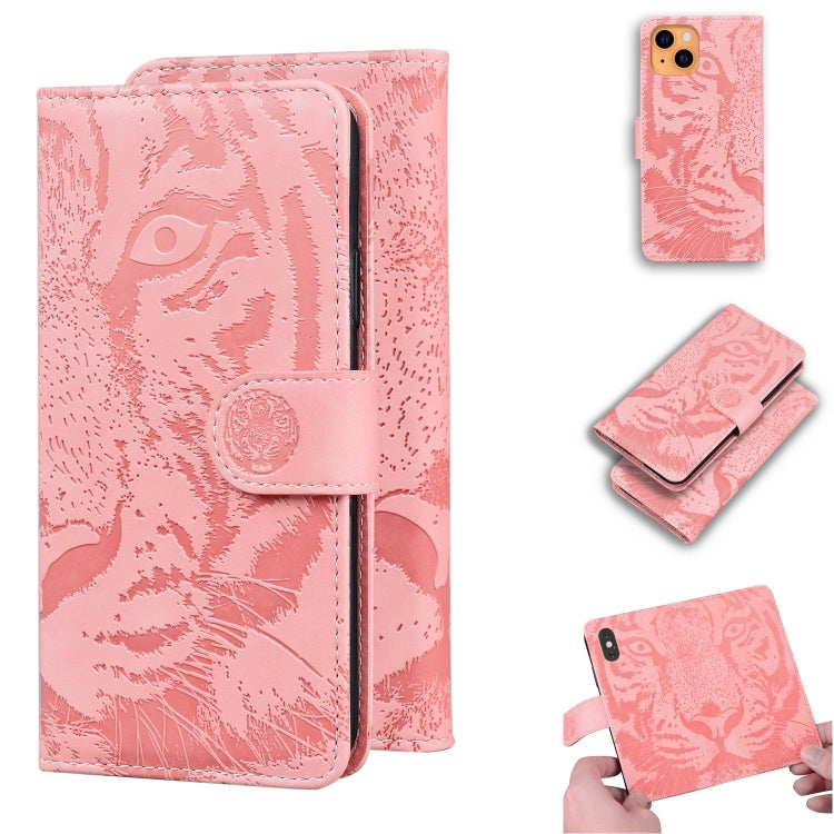 Tiger Embossing Pattern Horizontal Flip Leather Case with Holder & Card Slots & Wallet, For iPhone 13 mini, For iPhone 13, For iPhone 13 Pro, For iPhone 13 Pro Max