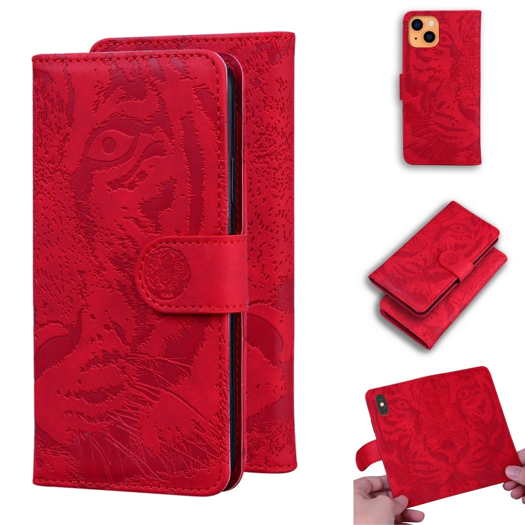 Tiger Embossing Pattern Horizontal Flip Leather Case with Holder & Card Slots & Wallet, For iPhone 13 mini, For iPhone 13, For iPhone 13 Pro, For iPhone 13 Pro Max