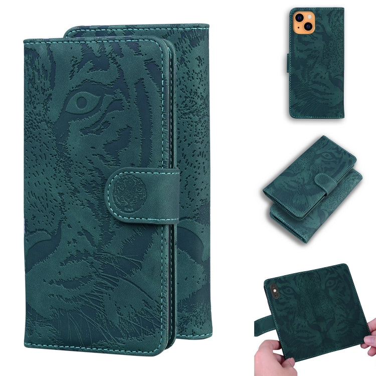 Tiger Embossing Pattern Horizontal Flip Leather Case with Holder & Card Slots & Wallet, For iPhone 13 mini, For iPhone 13, For iPhone 13 Pro, For iPhone 13 Pro Max