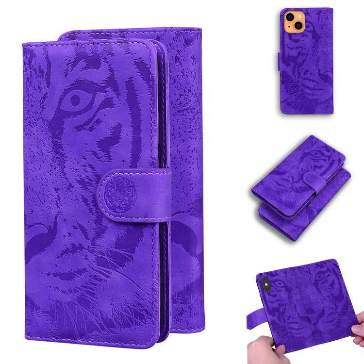 Tiger Embossing Pattern Horizontal Flip Leather Case with Holder & Card Slots & Wallet, For iPhone 13 mini, For iPhone 13, For iPhone 13 Pro, For iPhone 13 Pro Max
