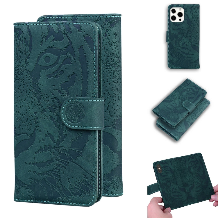 Tiger Embossing Pattern Horizontal Flip Leather Case with Holder & Card Slots & Wallet, For iPhone 13 mini, For iPhone 13, For iPhone 13 Pro, For iPhone 13 Pro Max