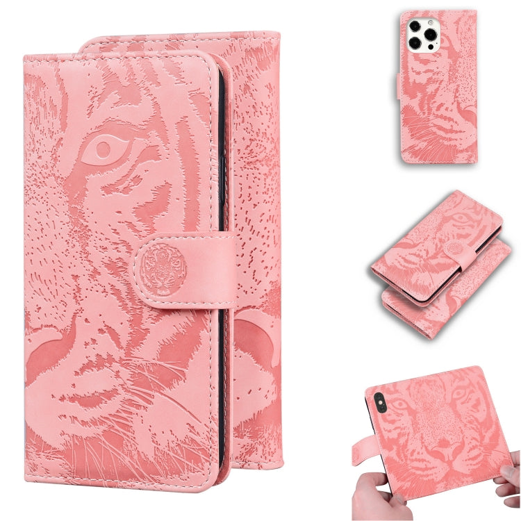 Tiger Embossing Pattern Horizontal Flip Leather Case with Holder & Card Slots & Wallet, For iPhone 13 mini, For iPhone 13, For iPhone 13 Pro, For iPhone 13 Pro Max