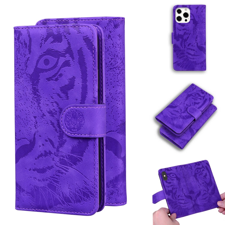 Tiger Embossing Pattern Horizontal Flip Leather Case with Holder & Card Slots & Wallet, For iPhone 13 mini, For iPhone 13, For iPhone 13 Pro, For iPhone 13 Pro Max