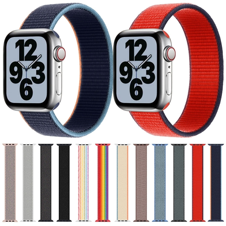Single Lap Nylon Replacement Watchband, Size: S 135mm For Apple Watch Series 6 & SE & 5 & 4 40mm / 3 & 2 & 1 38mm, S 135mm 40mm / 38mm