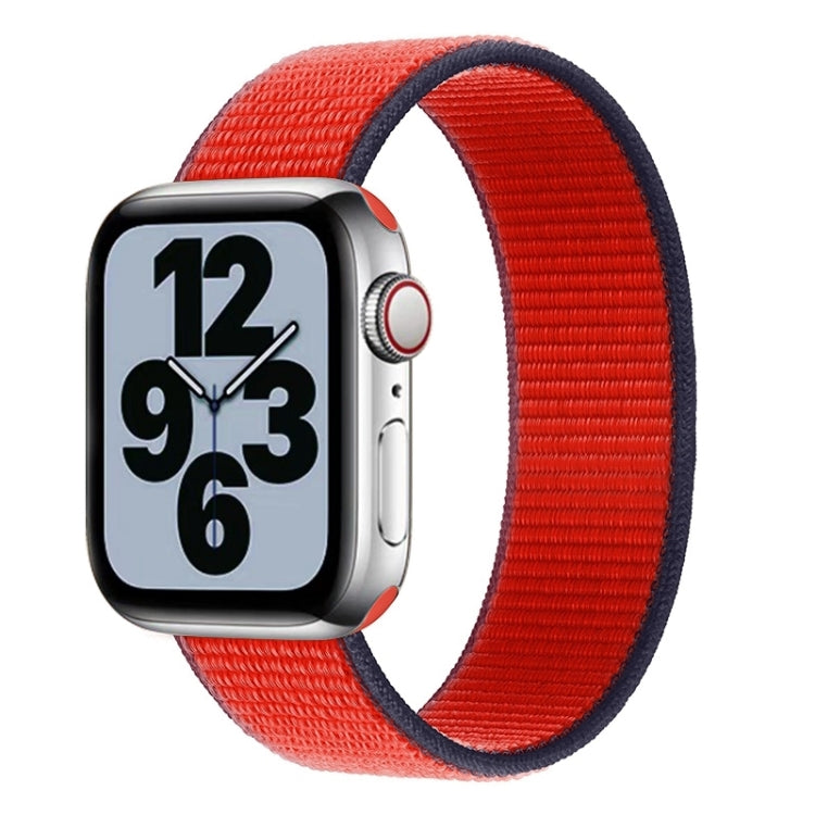 Single Lap Nylon Replacement Watchband, Size: L 165mm For Apple Watch Series 6 & SE & 5 & 4 44mm / 3 & 2 & 1 42mm, L 165mm 44mm / 42mm