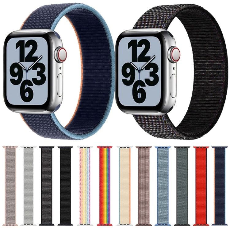 Single Lap Nylon Replacement Watchband, Size: L 165mm For Apple Watch Series 6 & SE & 5 & 4 44mm / 3 & 2 & 1 42mm, L 165mm 44mm / 42mm