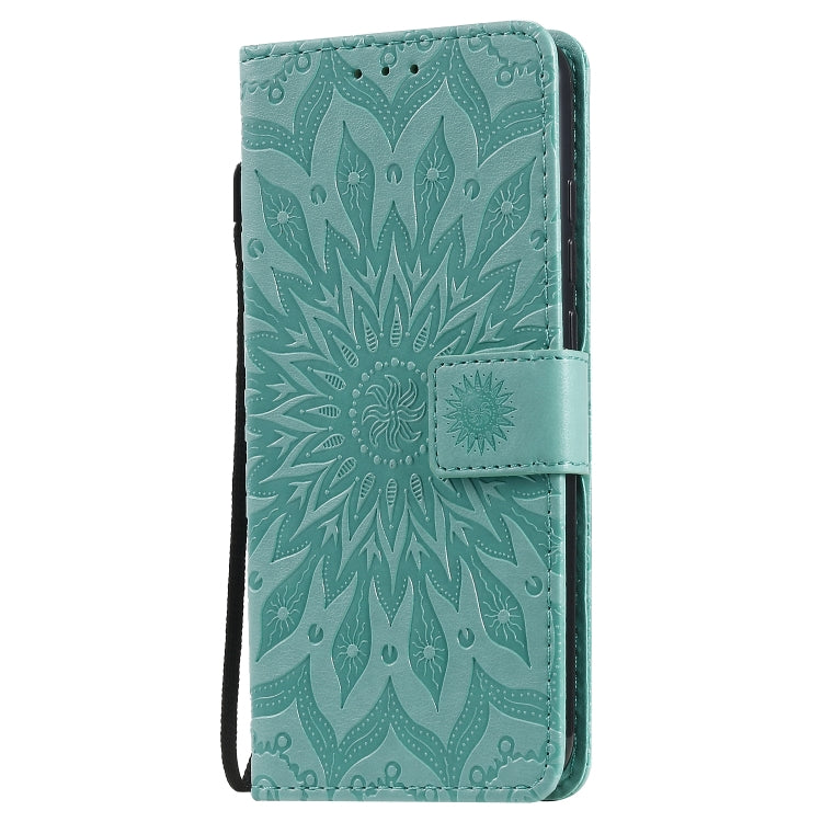Pressed Printing Sunflower Pattern Horizontal Flip PU Leather Case with Holder & Card Slots & Wallet & Lanyard, For Xiaomi Redmi 8A, For Xiaomi Mi 9 Pro