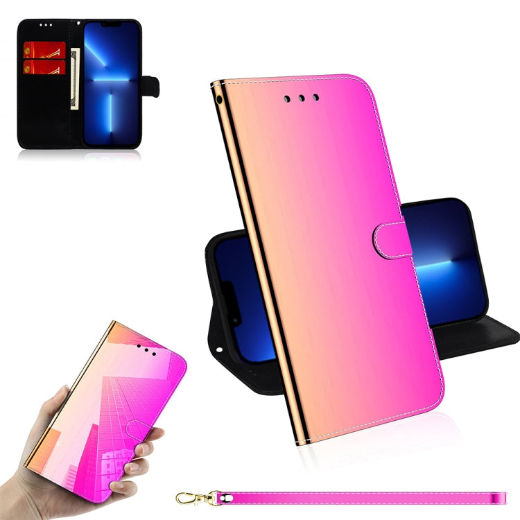 Imitated Mirror Surface Horizontal Flip Leather Case with Holder & Card Slots & Wallet & Lanyard, For iPhone 13 mini, For iPhone 13, For iPhone 13 Pro, For iPhone 13 Pro Max