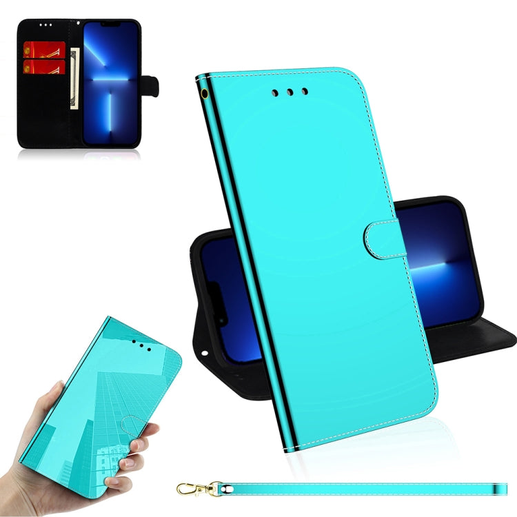 Imitated Mirror Surface Horizontal Flip Leather Case with Holder & Card Slots & Wallet & Lanyard, For iPhone 13 mini, For iPhone 13, For iPhone 13 Pro, For iPhone 13 Pro Max