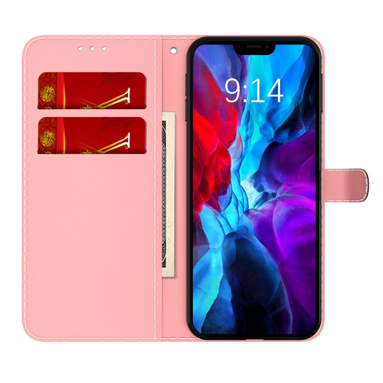 Watercolor Pattern Horizontal Flip Leather Case with Holder & Card Slot & Wallet, For iPhone 13 mini, For iPhone 13, For iPhone 13 Pro, For iPhone 13 Pro Max