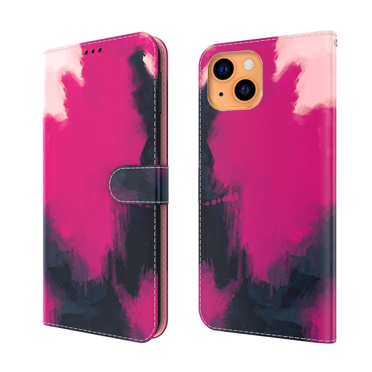 Watercolor Pattern Horizontal Flip Leather Case with Holder & Card Slot & Wallet, For iPhone 13 mini, For iPhone 13, For iPhone 13 Pro, For iPhone 13 Pro Max