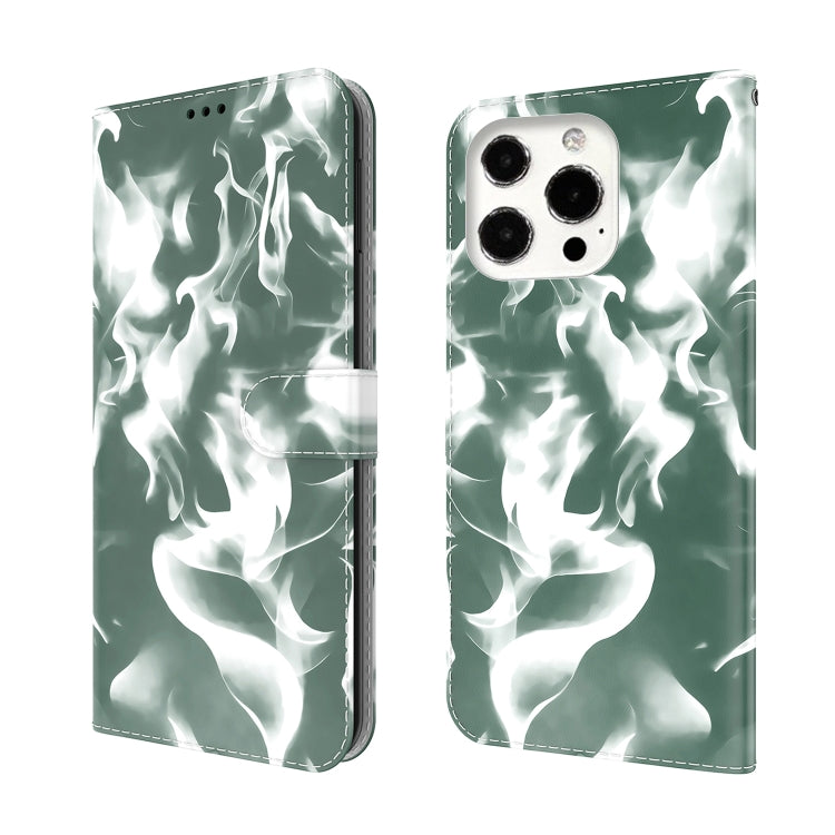Cloud Fog Pattern Horizontal Flip Leather Case with Holder & Card Slot & Wallet, For iPhone 13 mini, For iPhone 13, For iPhone 13 Pro, For iPhone 13 Pro Max