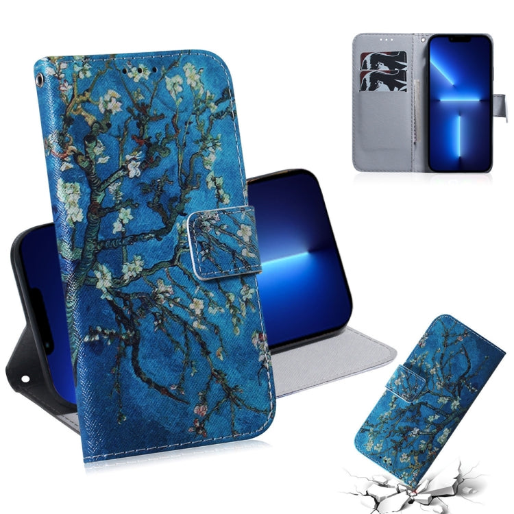 Coloured Drawing Horizontal Flip Leather Case, with Holder & Card Slots & Wallet, For iPhone 13 Pro, For iPhone 13 Pro Max