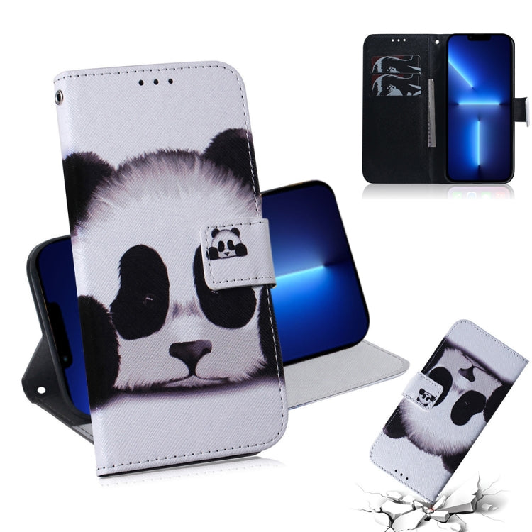 Coloured Drawing Horizontal Flip Leather Case, with Holder & Card Slots & Wallet, For iPhone 13 Pro, For iPhone 13 Pro Max