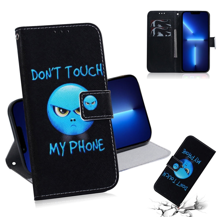 Coloured Drawing Horizontal Flip Leather Case, with Holder & Card Slots & Wallet, For iPhone 13 Pro, For iPhone 13 Pro Max