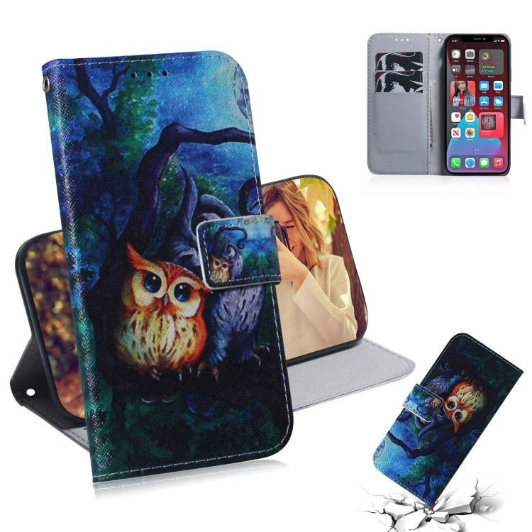 Coloured Drawing Horizontal Flip Leather Case, with Holder & Card Slots & Wallet, For iPhone 13 Pro, For iPhone 13 Pro Max